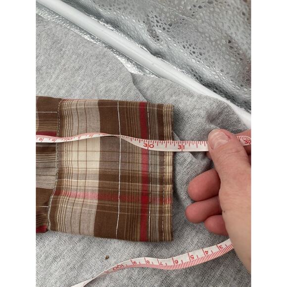 VTG H Bar C Ranchwear Men's Pearl Snap Shirt Permanent Press Long Tail USA - Picture 16 of 16